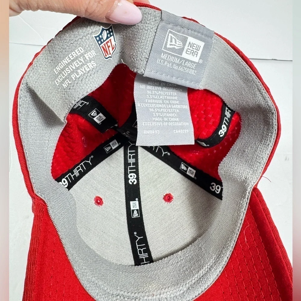San Francisco 49ers Hat M/L New Era Cap 9FIFTY Red NFL Football Training